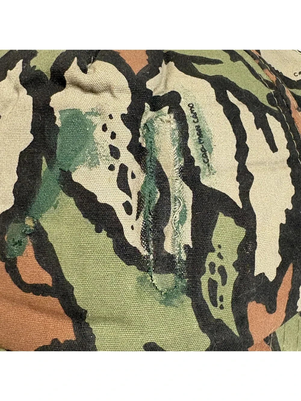 Vintage Cap-Man Inc Camo Baseball Hat Korea Snapback